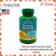 HCMTinh chất Puritan s Pride Turmeric Curcumin 500mg 180 viên