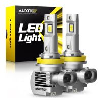 2Pcs AUXITO Q16 Canbus H8 H11 LED Light Bulbs 20000LM 100W High Power LED Car Headlight 9012 H4 9003 Hi Lo Beam 6000K CSP Chip