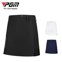 PGM Women Golf Short Skirt Female Summer Breathable Sports Girl Elasticity Wear Anti-exposure Pleated Skirt Lady Clothing QZ074