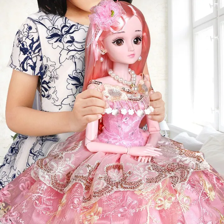 En team regen Verdienen Ultra Large 60 cm Tongle Barbie Doll Simulation Yangwa Large Gift Suit Girl  Princess Children's Toy Single | Lazada PH