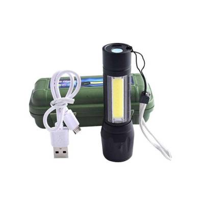 ไฟฉาย ไฟฉายแรงสูง ไฟฉายความสว่างสูง ชาร์จแบตได้ ปรับได้ 3 รูปแบบ ส่องได้ไกล กันน้ำ กันกระแทก LED Flashlight USB