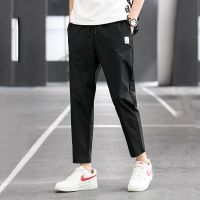 CODaith62sfe Seluar Lelaki Men Pants Korean Ankle Pants Casual Pants Summer Slim Fit Trousers Cropped Trousers