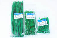 300 pcs Nylon Cable Ties inculdes 3 ขนาด 3*100 3*150 3*250 สีเขียว National Standard Self-locking Plastic Wire Zip Tie-SOPO STORE