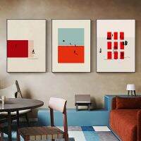 Nordic Figure Wall Art ภาพวาดผ้าใบที่มีท่าทางตลกพิมพ์ Modern Wall ภาพที่มีสีสันเหมาะสำหรับห้องนั่งเล่นที่ไม่ซ้ำกันโปสเตอร์ Decor