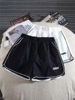 ✾▪♟ Ice silk sports shorts for women in summer are thin loose high-waisted casual wide-leg hot pants sleeping pants at home