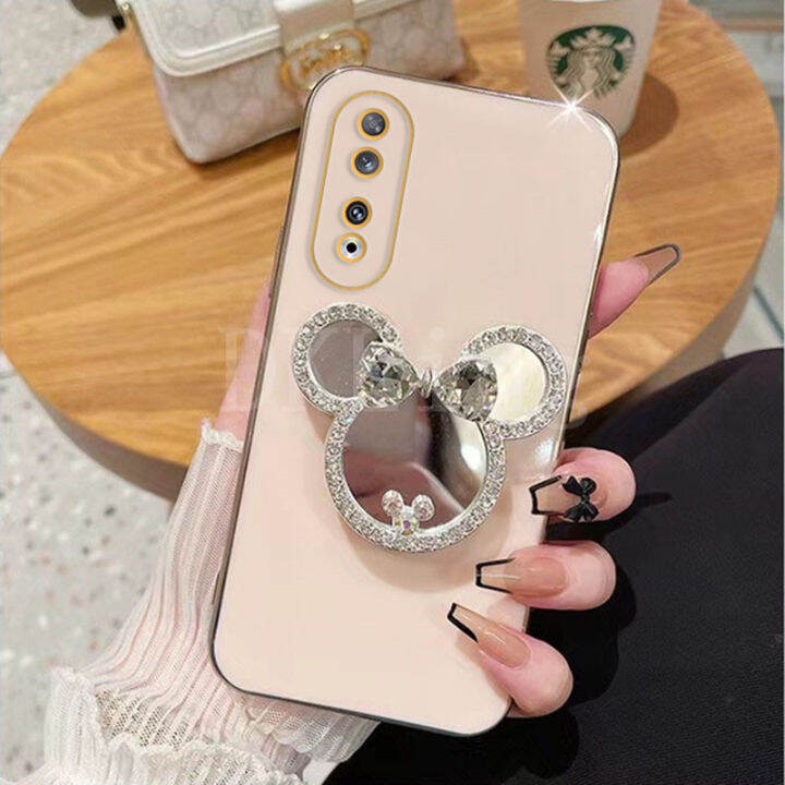 เคสกระจกแต่งหน้าลายสุดสร้างสรรค์-huawei-honor-90-5g-honor-90-lite-honor-70-lite-เลนส์กล้องถ่ายรูปปกป้องซิลิโคนนิ่มเคสมือถือชุบโลหะ-honor90-lite-honor70-lite