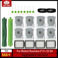 สำหรับ Irobot Roomba I7 I7 I6 I8 I3บวก E5 E7 E &amp; I ชุดแปรงตัวกรอง Hepa ด้านข้างอุปกรณ์เปลี่ยนแปรงเครื่องดูดฝุ่นหลัก