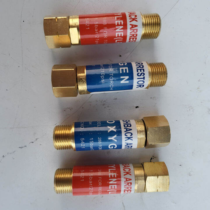 Flashback Arrestor Pengaman Regulator Acetylene Propane Lpg OKSIGEN ...