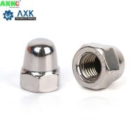 ✖ DIN1587 M3 M4 M5 M6 M8 304 Stainless Steel Nuts Decorative Head Bolted Cover Semicircle Acorn Nut SUS304 3MM nut cap