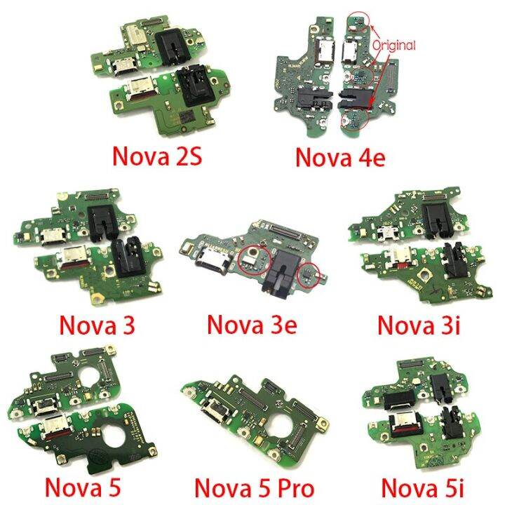 ขั้วต่อการชาร์จไฟ-usb-ดั้งเดิมเสียบพอร์ตเชื่อมต่อสายดิ้นสําหรับ-huawei-nova-2s-3-3i-5i-3e-4e-5-pro-3i-usb-board