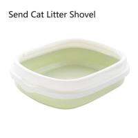 ขนาดใหญ่แมวกล่อง Super ขนาดใหญ่กึ่งปิดห้องน้ำแมวที่ถอดออกได้ Anti-splashing Cat Litter กล่องแมวสัตว์เลี้ยงอุปกรณ์