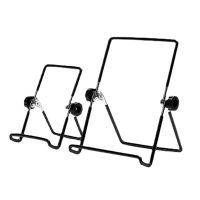 2PCS Flat Shelf Frame Adjustable Folding Stand for Displaying Photos, Plates, Cookbooks