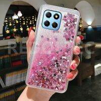 เคส Honor X8 5G X6 Bling Liquid Quicksand Glitter เคสซิลิโคนใสฝาหลัง