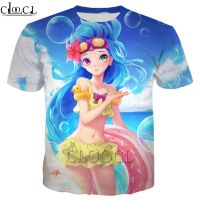 2023 In stock League of Legends Aspect of Twilight Zoe 3D Print Short Sleeve Men And Women Street Style Round Neck T-Shirts，Contact the seller to personalize the name and logo