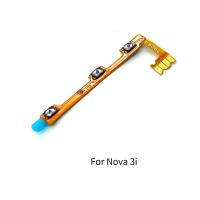 สําหรับ Huawei Nova 3 3i 3e 4 4e 5 5i 5i 5z Pro ปุ่มปรับระดับเสียง Flex Cable สวิตช์ปุ่มด้านข้างเปิดปิดปุ่มควบคุมส่วนซ่อม