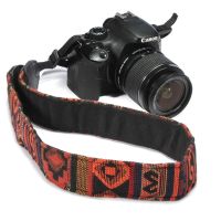 Retro Ethnic Style Camera Shoulder Neck Strap Band Multi-color Series PU Leather Vintage Adjustable Belt For Nikon Sony DSL/DSLR