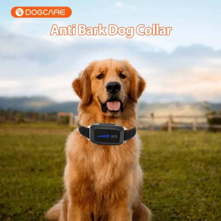 DOG CARE Bark Collarปลอกคอสุนัขแบบชาร์จไฟได้พร้อมการควบคุมเปลือก