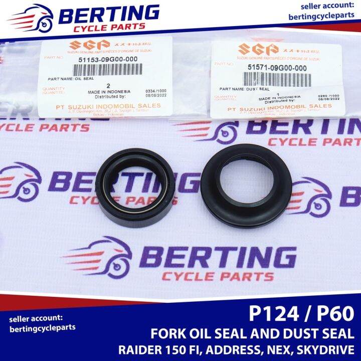 Sgp Front Fork Oil Seal Dust Seal Raider Carb Fi Skydrive Smash