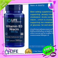 Free and Fast Delivery Life Extension Vitamin B3 Niacin 500 mg / 100 Capsules