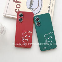 คู่ เคส Phone Case OPPO A38 OPPOA38 4G เคส ใหม่อินเทรนด์การ์ตูนน่ารัก เคสโทรศัพท์ หมีแบบบางเฉียบป้องกันการตกกระแทกนิ่มแฟชั่นฝาหลัง Cover 2023