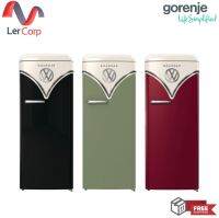 [0% 10 เดือน] (Gorenje)  ตู้เย็นตั้งพื้น OBRB615D ความจุ 260 ลิตร สไตล์ retro มีให้เลือก 3 สี