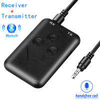 Bluetooth Receiver Transmitter 2 in 1 Stereo APTX Wireless Aux Audio Receiver 3.5mm Jack RCA Car Adapter for PC BT 5.0, 4.2