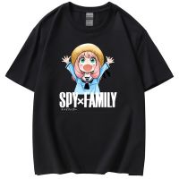 เสื้อผ้ามีสไตล์เสื้อยืดโอเวอร์ไซส์Manga Anime spy x family ลอยด์ ฟอเจอร์ อาเนีย ฟอเจอร์ ยอร์ ฟอเจอร์ cotton ฝ้าย Loid An  J4PI