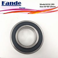 Kande 6210RS 1PC ABEC-5 6210 2RS Single Row Deep Groove Ball Bearing 50x90x20 mm High Quality 6210RZ