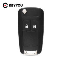 KEYYou ปลอกหุ้มกุญแจรถยนต์แบบกดปุ่มแบบมีสกรู2กุญแจรีโมทปุ่มสำหรับ Opel Vauxhall Zafira เครื่องหมายแอสตรา