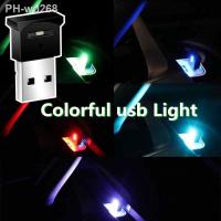 RGB USB LED Car Mini Decorative Lamp Light Auto Interior Atmosphere Light Emergency Lighting PC Auto Colorful Light