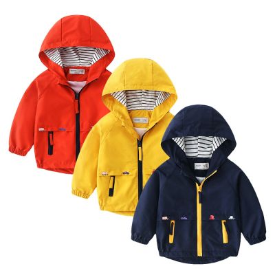 Children Jackets Spring Kids Outerwear Jacket Coats Cute Solid Color Jackets for Boys Baby Girls Windbreaker Outerwear Coats