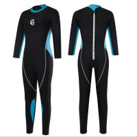 ใหม่ Neoprene Wetsuit 2มม. ผู้หญิงอุ่นว่ายน้ำดำน้ำชุดว่ายน้ำแขนยาว Triathlon Wetsuit สำหรับ Surf ดำน้ำดูปะการัง