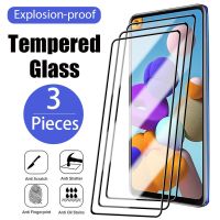 3PCS Full Cover Tempered Glass For Samsung A51 A50 A12 A40 A11 A20e A52s A71 A31 Screen Protector on Samsung A52 A72 A32 Glass