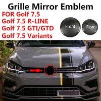 Not Affect ACC Front Grille Black Mirror Emblem Rear Trunk Lid Logo Golf 7.5 MK7.5 Golf 7.5 GTI R-Line GTD R Golf Variants