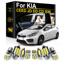 ภายในรถไฟ LED สำหรับ KIA CEED JD ED CD SW GT 2 3 2006 2007 2008 2010 2016 2018 2020 2021อุปกรณ์เสริม Canbus ในร่มโคมไฟ