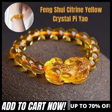 Citrine Healing Crystal Bracelet | For Wealth & Prosperity – Seetara