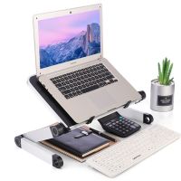 Portable Heighten Laptop Stand Computer Raised Base Tablet Adjustable Lift Bracket Aluminum Alloy ABS Increase Support Radiator Laptop Stands