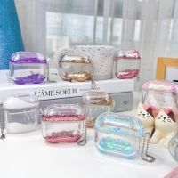 ?พร้อมส่งในไทย เคสหูฟัง เคสสำหรับ AirPods case เคสแอร์พอด Gen12pro3 เคสตู้กากเพชร เคสตู้น้ำ ไหลได้ ตู้น้ำกลิตเตอร์