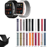 20มม.สายผ้าทอไนลอน Loop สำหรับ Huami Amazfit GTS / GTS 2e/ GTS2 / GTS2 Mini/Neo/ GTR 42มม.