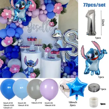 1Pcs Disney Lilo & Stitch Balloon Theme Birthday 18inch Balloon party  decoration Balloon Set baby shower