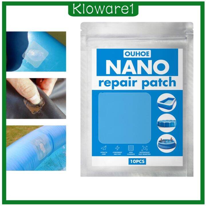 KLOWARE1]Tent Repair Tape Clear Inflatable Swimming Pool Repair Patches