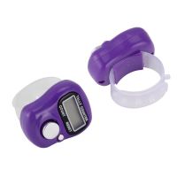 Hand Held Useful Digital Display Knitting Crochet Amigurumi Purple/Green Stich Row Tally Counter Knitting  Crochet