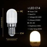 ตู้เย็น Led 220V 5ชิ้น E14หลอดไฟตู้เย็น3W หลอดไฟ Corn Led โคมไฟสีขาวเย็น Smd2835เปลี่ยนไฟโคมระย้าฮาโลเจน