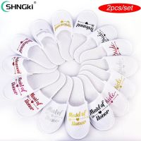 【hot】▨♂  Eam Bride Disposable Slippers Bachelorette Supply Bridal Shower To Wedding Decorations Bridesmaid