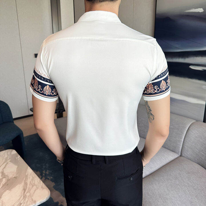 2023ฤดูร้อนใหม่แฟชั่นแขนสั้นพิมพ์เสื้อผู้ชาย-slim-fit-ธุรกิจสังคมชุดเสื้อ-streetwear-plus-ขนาด6xl-m