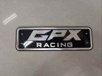 แผ่นป้าย "GPX RACING" Legend150, Legend200 ของแท้เบิกศูนย์