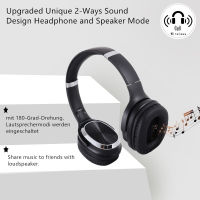 SODO MH-14หูฟังไร้สายลำโพง2 In 1ไฮไฟสเตอริโอบลูทูธเข้ากันได้5.1หูฟัง Over-Ear พร้อมไมโครโฟนรองรับ Tffm