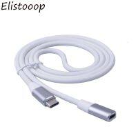 Elistooop Type C To Type C USB 3.1ตัวผู้-USB-C ตัวเมียสายเคเบิลสายต่อไฟ1ม. สำหรับ Macbook