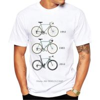 Vintage Fixed Gear Road Bicycle Classic T-Shirt Fashion Men Short Sleeve Old Bikes Print Sport Casual Tops Hip Hop Tee Shirt 【Size S-4XL-5XL-6XL】