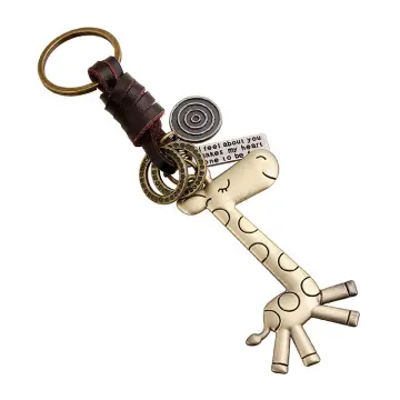 Giraffe keyrings hot sale